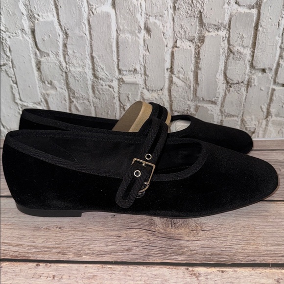 Jolin Ballet Flats Black Suede - Picture 8 of 12